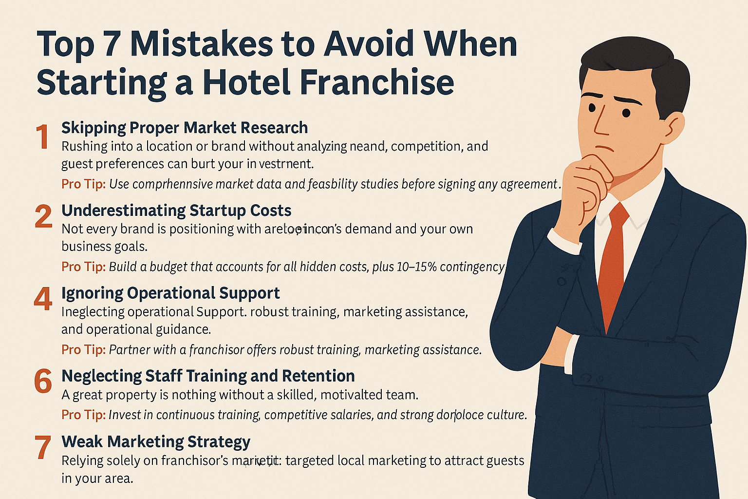 Top 7 Mistakes to Avoid When Starting a Hotel Franchise