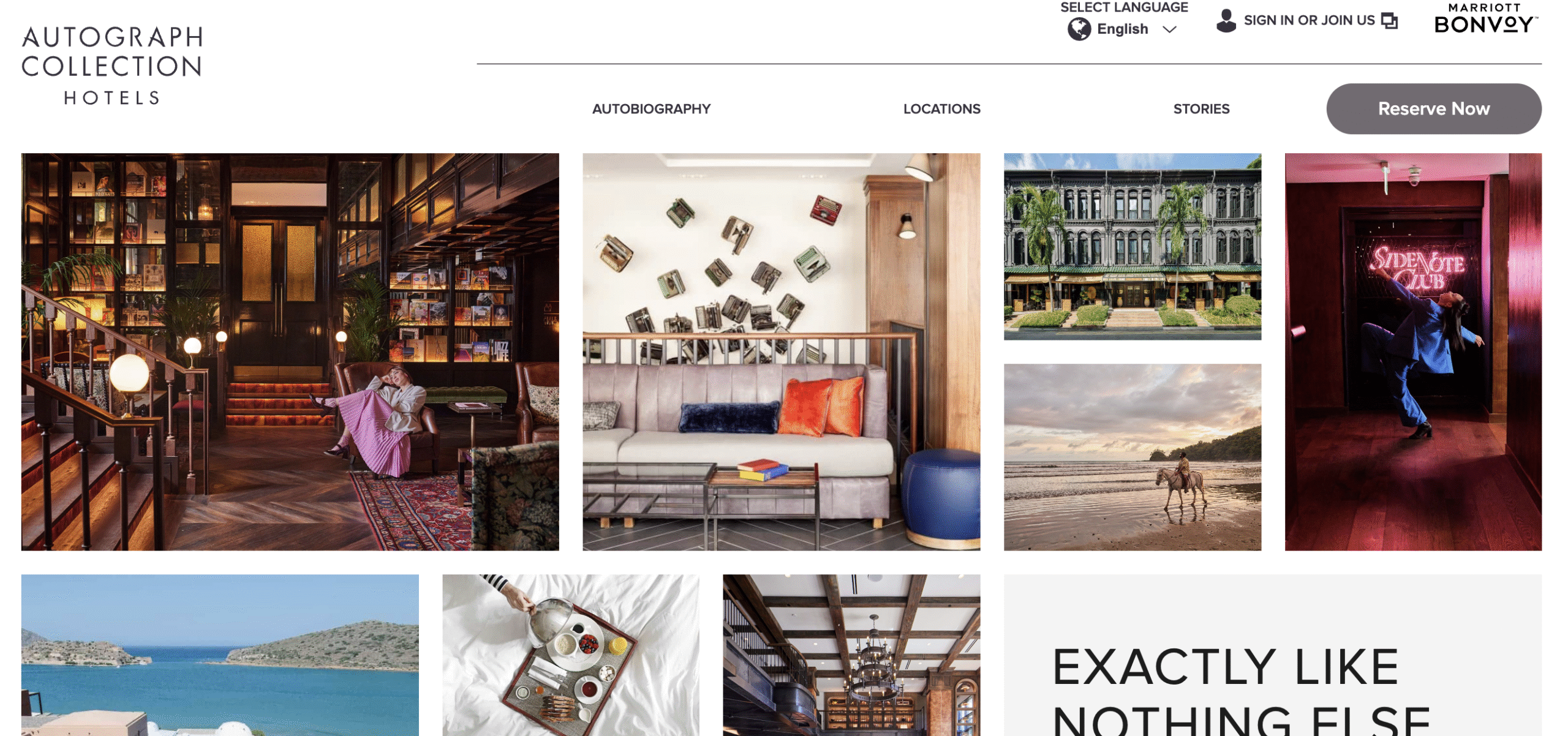 Boutique Hotel Franchise -Autograph Collection (Marriott)